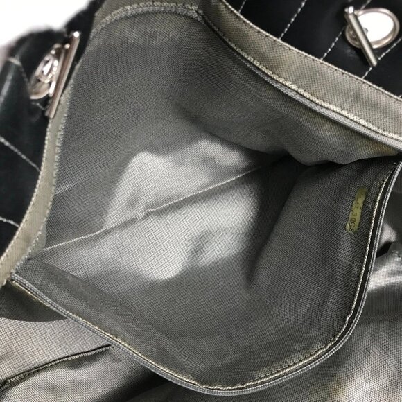 CHANEL CC CC Mark logo stripe Double Chain Shoulder Tote Bag - Picture 5 of 15